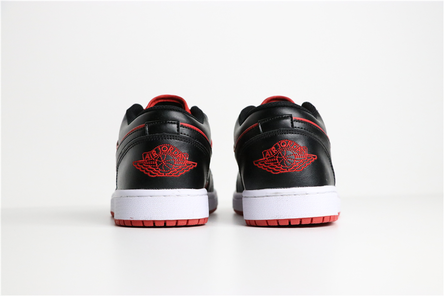 Air Jordan 1 Low Banned Black Red 553558-610 – Men Air Shoes