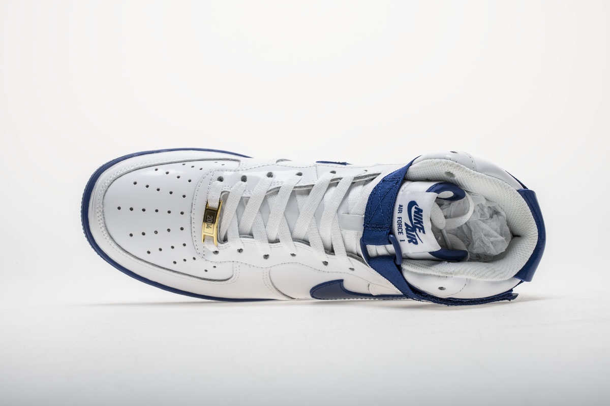 Nike Air Force 1 Hi Rude Awakening White Blue AQ4229 100 Shoes – Men ...