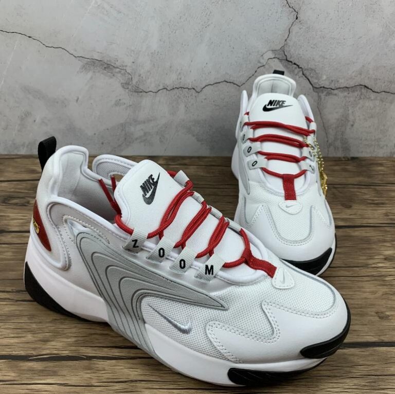 red nike zoom 2k