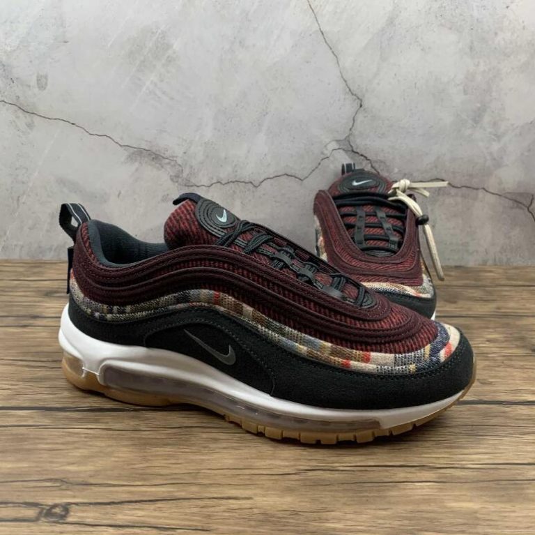 DC3494-991 Nike Air Max 97 Pendleton by You Wine Red Black Olive for ...