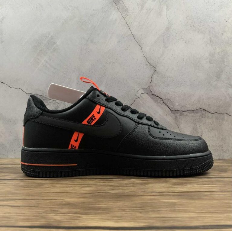 Nike Air Force 1 Lv8 KSA GS CT4683-001 Black Total Orange – Men Air Shoes