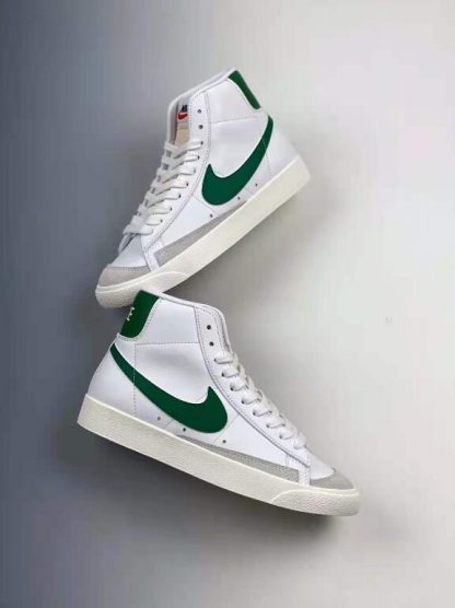 BQ6806-115 Free Shipping Nike Blazer Mid 77 VNTG White Green – Men Air ...